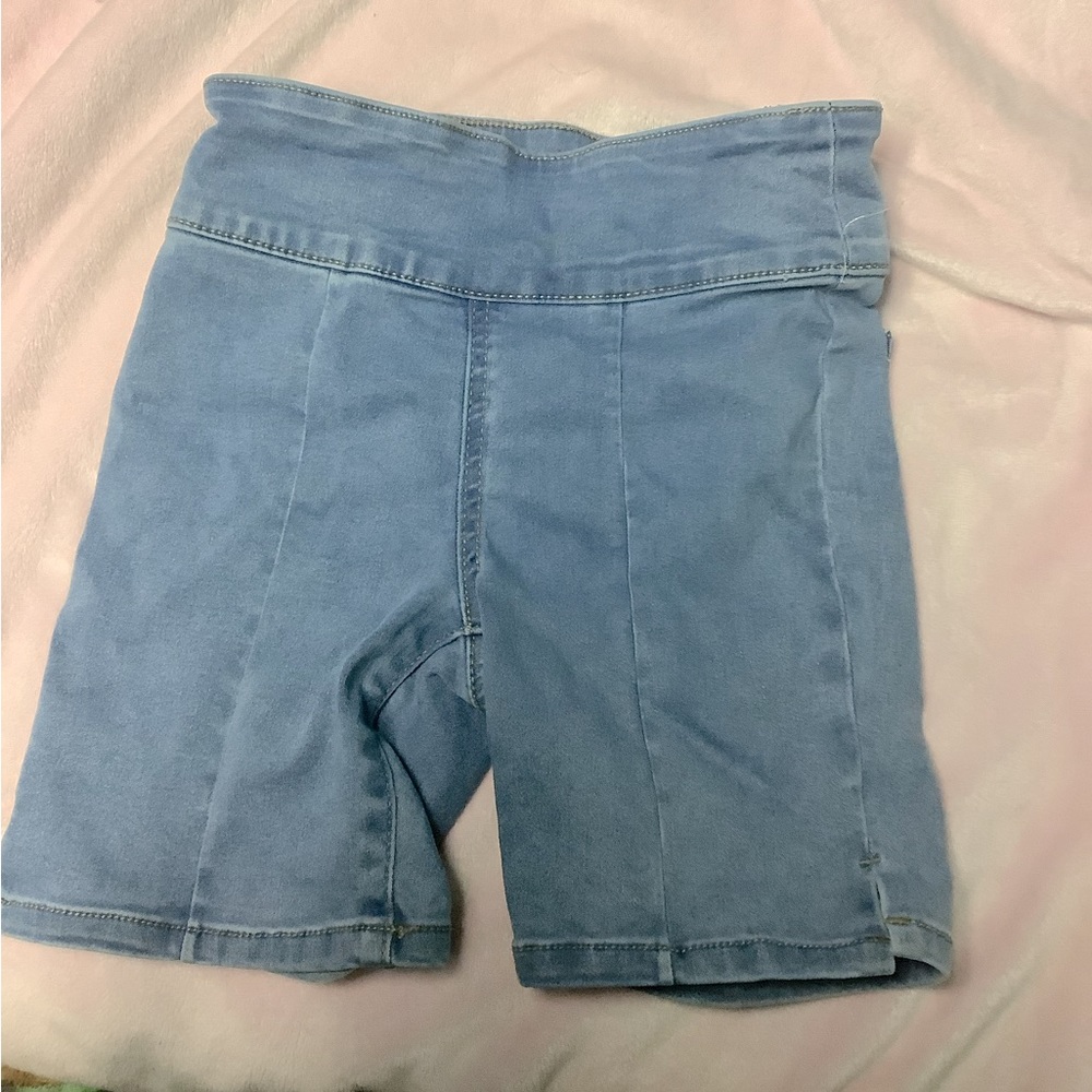 That are cute blue jeans.for up to 8-10. I hope you like them:)
